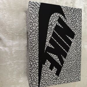 Nike Black and White Graphic Shoe Box